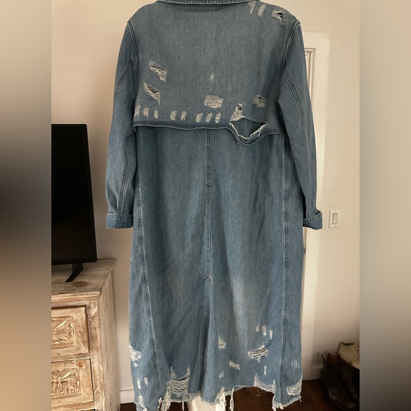 One Teaspoon Light Blue Denim Jacket - Picture 3 of 4